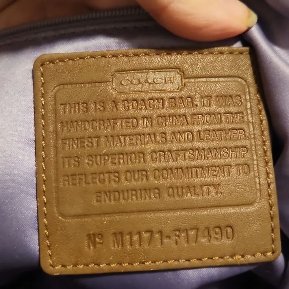 Coach Brown Patterned Shoulder Bag - Picture 6 of 8